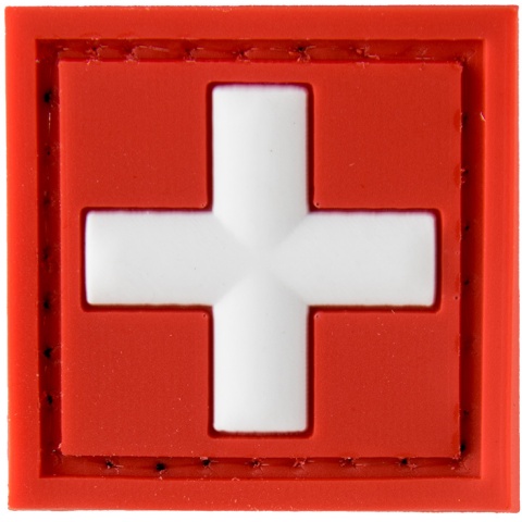 G-Force Medic Logo PVC Morale Patch - RED