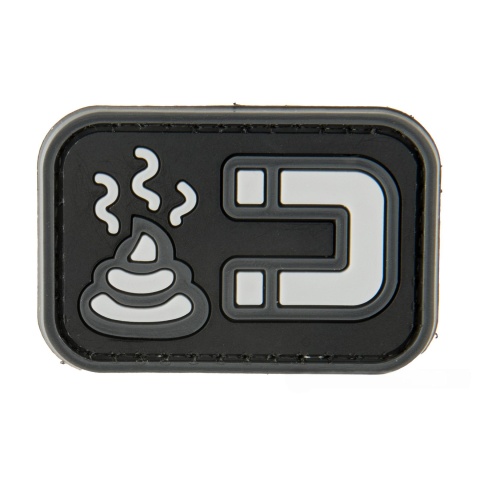 G-Force S*** Magnet PVC Morale Patch - GRAY