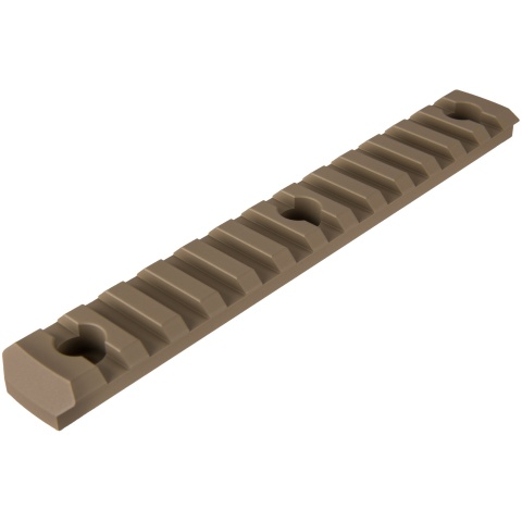 Ranger Armory 13-Slot Aluminum Picatinny Rail Section for M-LOK - TAN