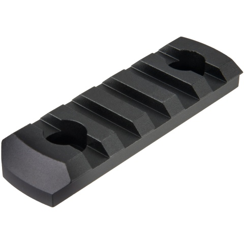 Ranger Armory 5-Slot Aluminum Picatinny Rail Section for M-LOK - BLACK