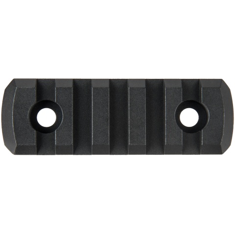 Ranger Armory 5-Slot Aluminum Picatinny Rail Section for M-LOK - BLACK