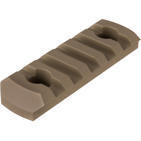 Ranger Armory 5-Slot Aluminum Picatinny Rail Section for M-LOK - TAN