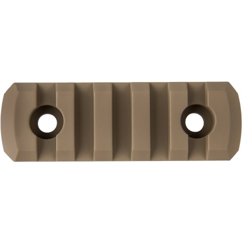 Ranger Armory 5-Slot Aluminum Picatinny Rail Section for M-LOK - TAN