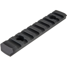 Ranger Armory 9-Slot Aluminum Picatinny Rail Section for M-LOK - BLACK