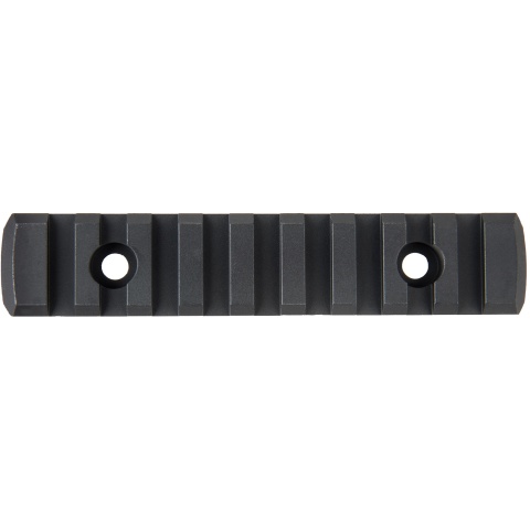 Ranger Armory 9-Slot Aluminum Picatinny Rail Section for M-LOK - BLACK