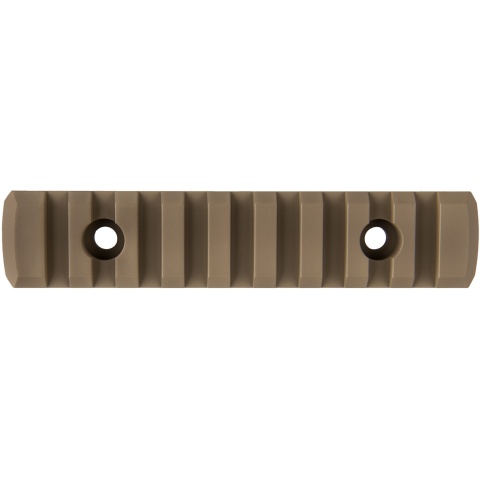Ranger Armory 9-Slot Aluminum Picatinny Rail Section for M-LOK - TAN