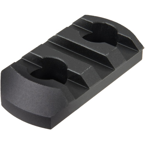 Ranger Armory 3-Slot Aluminum Picatinny Rail Section for M-LOK - BLACK