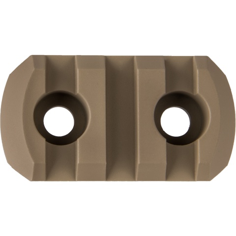 Ranger Armory 3-Slot Aluminum Picatinny Rail Section for M-LOK - TAN