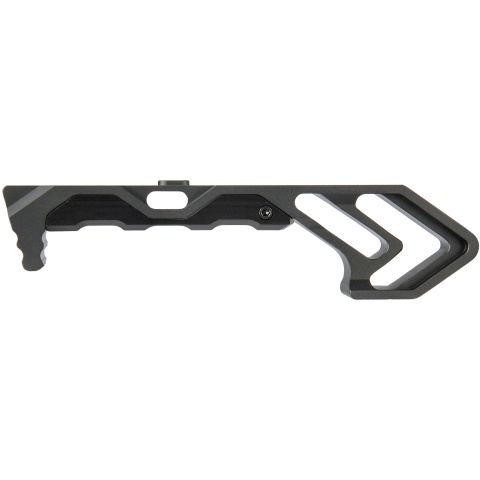Ranger Armory KeyMod/M-LOK Aluminum Adaptable Curved Forward grip - BLACK