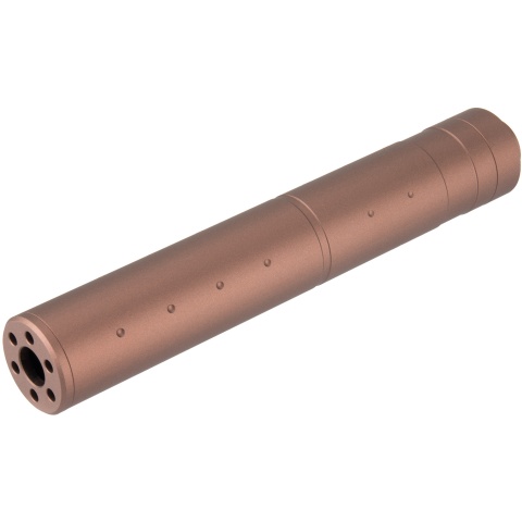 Lancer Tactical 195mm Aluminum Dot Mock Suppressor - COYOTE BROWN