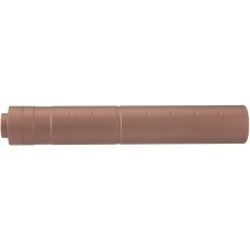 Lancer Tactical 195mm Aluminum Dot Mock Suppressor - COYOTE BROWN