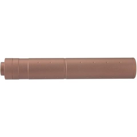 Lancer Tactical 195mm Aluminum Dot Mock Suppressor - COYOTE BROWN