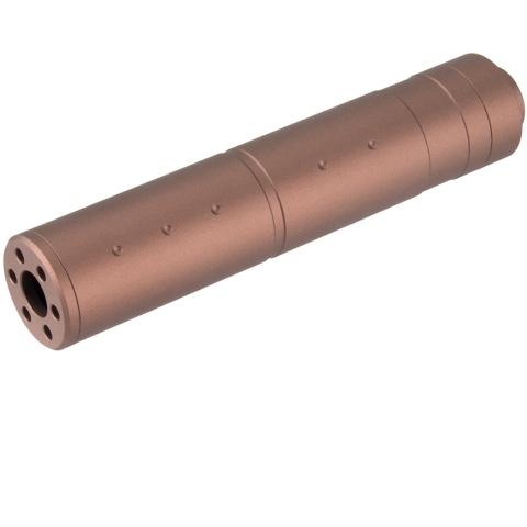 Lancer Tactical 155mm Aluminum Dot Mock Suppressor - COYOTE BROWN