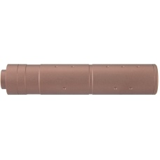 Lancer Tactical 155mm Aluminum Dot Mock Suppressor - COYOTE BROWN