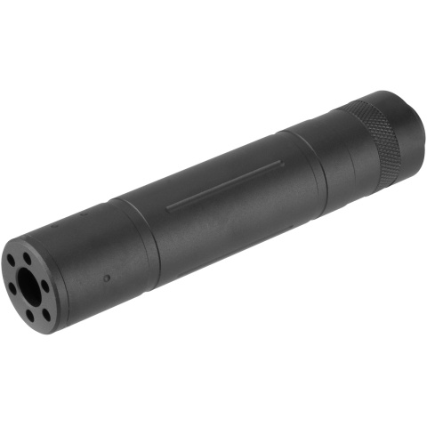 Lancer Tactical 155mm Aluminum Slot-Cut Mock Suppressor - BLACK