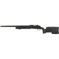 Lancer Tactical M40A3 Bolt Action Airsoft Sniper Rifle - BLACK