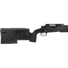 Lancer Tactical M40A3 Bolt Action Airsoft Sniper Rifle - BLACK