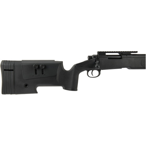 Lancer Tactical M40A3 Bolt Action Airsoft Sniper Rifle - BLACK