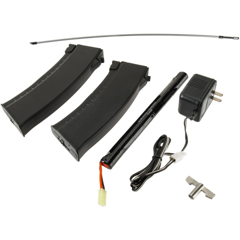 Echo1 Full Metal AK74 CPM Airsoft AEG rifle w/ Folding Stock - BLACK