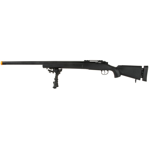 Echo1 M28 Bolt Action Airsoft Sniper Rifle w/ Bipod - BLACK