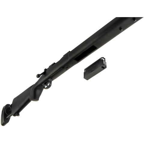 Echo1 M28 Bolt Action Airsoft Sniper Rifle w/ Bipod - BLACK