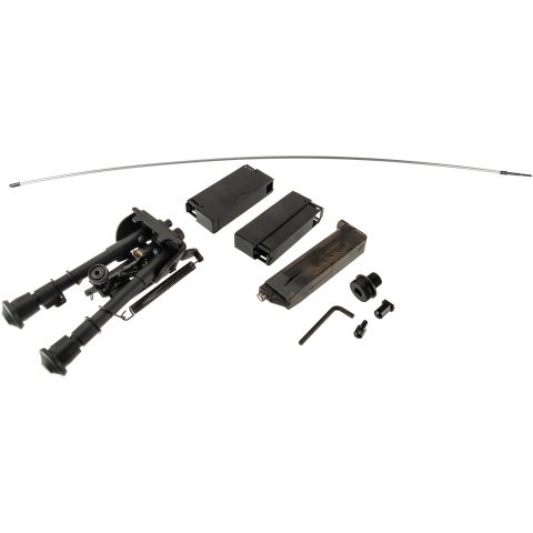 Echo1 M28 Bolt Action Airsoft Sniper Rifle w/ Bipod - BLACK