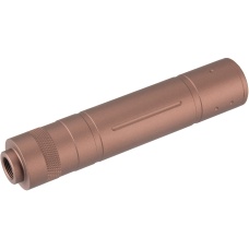 Lancer Tactical 155mm Aluminum Slot-Cut Mock Suppressor - Coyote Brown