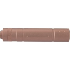 Lancer Tactical 155mm Aluminum Slot-Cut Mock Suppressor - Coyote Brown