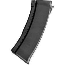 E&L 120rd Airsoft Mid Cap Magazine for AK74 AEG Rifle - BLACK