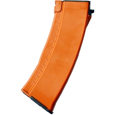 E&L 120rd Airsoft Mid Cap Magazine for AK-74 AEG Rifle - ORANGE