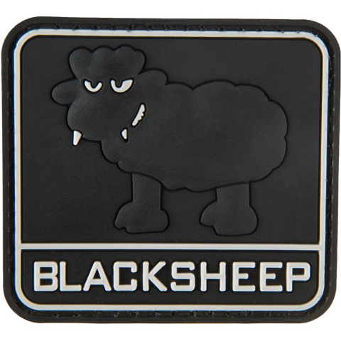 G-Force Big Black Sheep PVC Morale Patch - BLACK