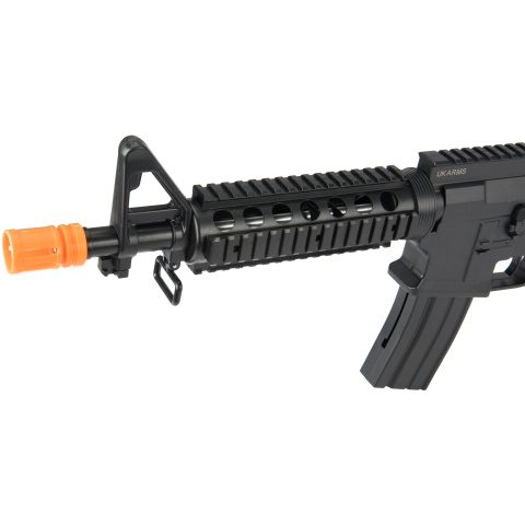 UK Arms P2209 M4 Quad RIS Spring Rifle w/ Adjustable Stock - BLACK