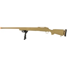 Echo1 M28 Bolt Action Airsoft Sniper Rifle w/ Bipod - TAN