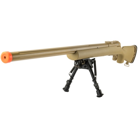 Echo1 M28 Bolt Action Airsoft Sniper Rifle w/ Bipod - TAN