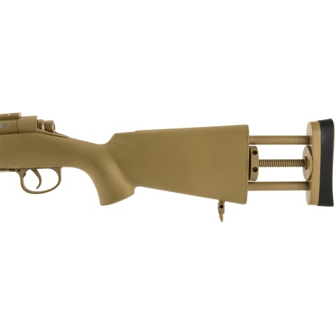 Echo1 M28 Bolt Action Airsoft Sniper Rifle w/ Bipod - TAN