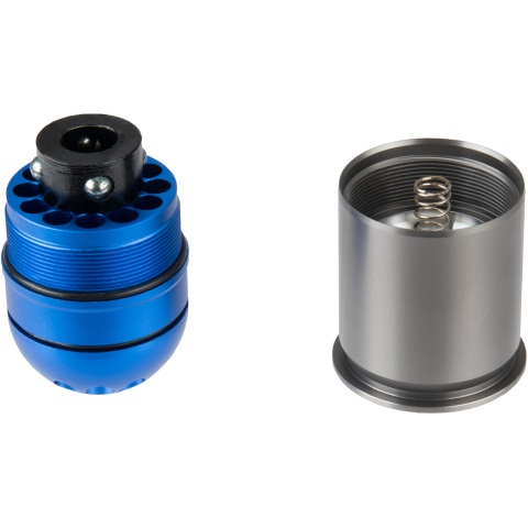 Atlas Custom Works Airsoft Grenade Shell - BLUE / BLACK