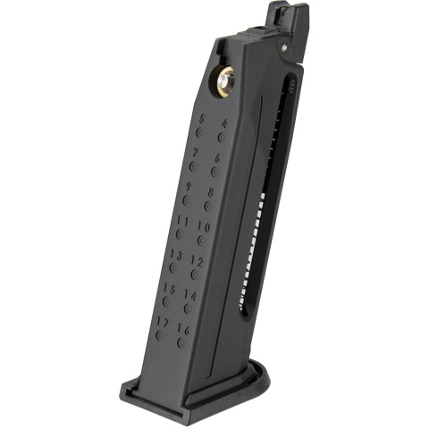 ICS XFG Gas Blowback GBB 19 Round Magazine - BLACK