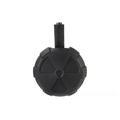 ICS 2000 Round Electric Drum Magazine w/ M4 Adapter - BLACK