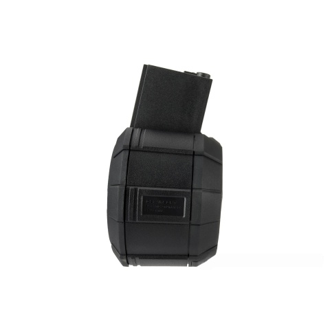 ICS 2000 Round Electric Drum Magazine w/ M4 Adapter - BLACK