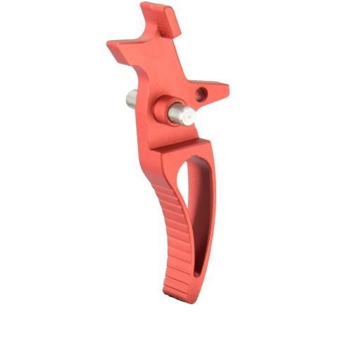 (DO NOT MAKE LIVE - IP ISSUE) Lancer Tactical Skeletonized Curved AEG Trigger - RED