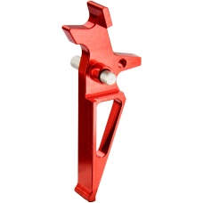 Lancer Tactical Flat Skeletonized AEG Trigger - RED