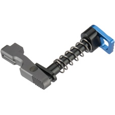 Lancer Tactical Extended Lightweight Mag Release for M4M16 Airsoft Rifle (Color: Blue)