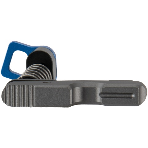 Lancer Tactical Extended Lightweight Mag Release for M4M16 Airsoft Rifle (Color: Blue)
