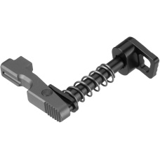 Lancer Tactical Extended Lightweight Mag Release for M4/M16 Airsoft Rifle (Color: Grey)