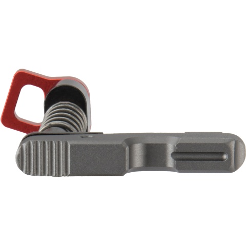 Lancer Tactical Extended Lightweight Mag Release for M4/M16 Airsoft Rifle (Color: Red)