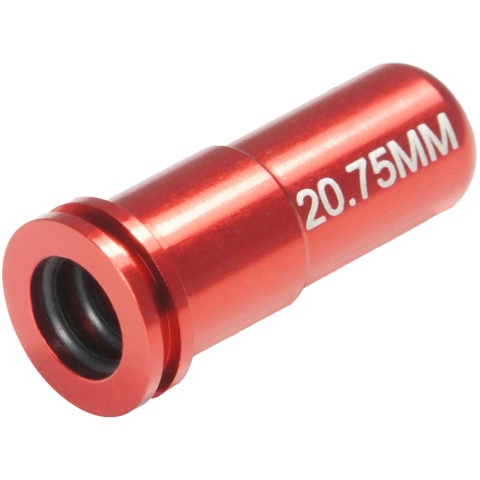 MAXX Model CNC Aluminum Double O-Ring Air Seal Nozzle for Airsoft AEG - RED