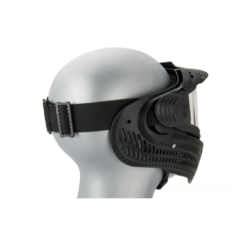 AMA Full Face Airsoft Mask w/ A Full Adjustable Strap - BLACK