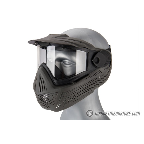 AMA Full Face Airsoft Mask w/ A Full Adjustable Strap - GRAY