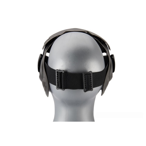 AMA Full Face Airsoft Mask w/ A Full Adjustable Strap - GRAY