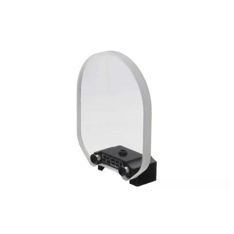 Speed Airsoft Round Optic BB Shield (Medium) - CLEAR